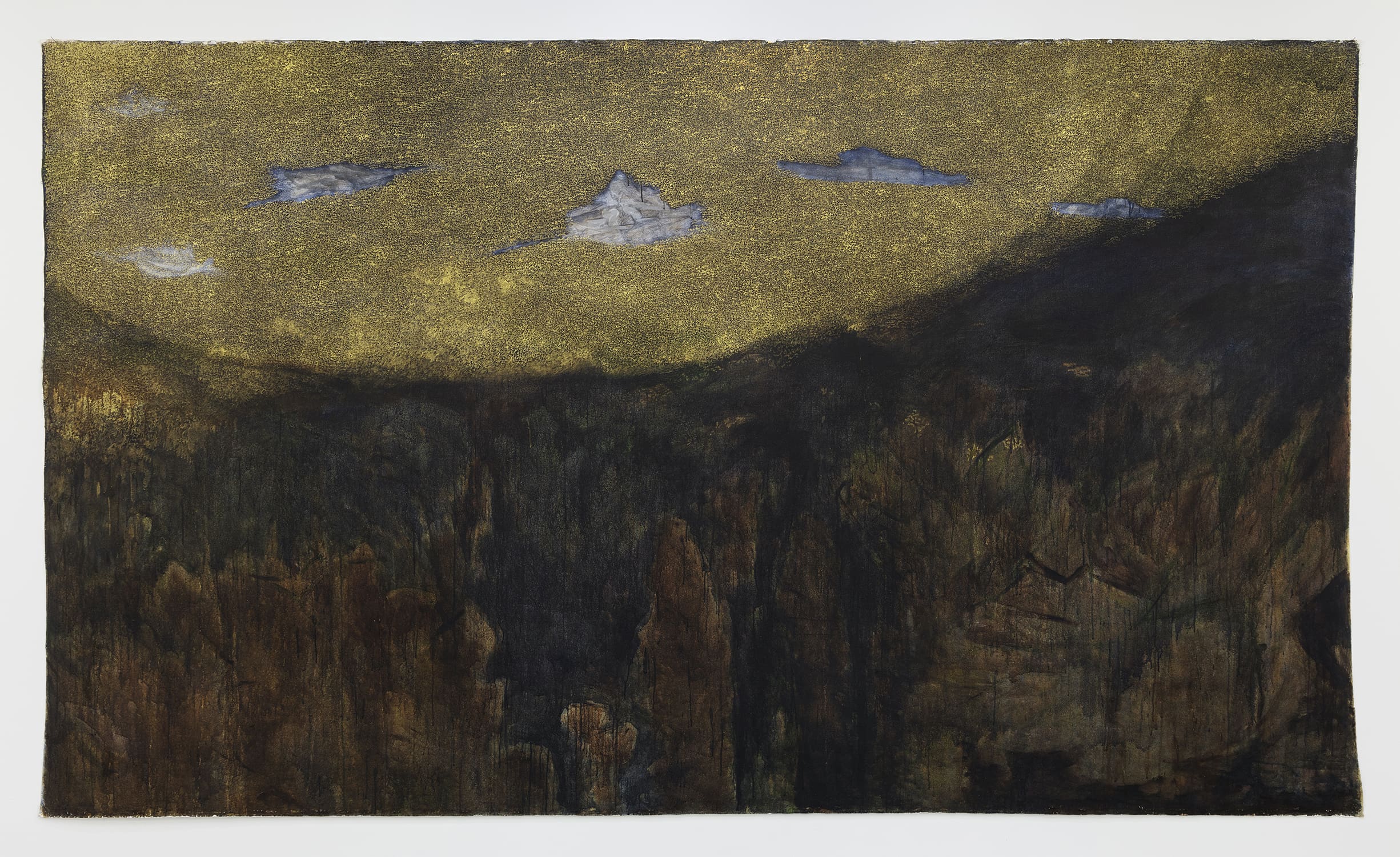 May Stevens Her Boats, 1996 Acrylic on canvas 83 x 142 inches (210.8 x 360.7 cm)