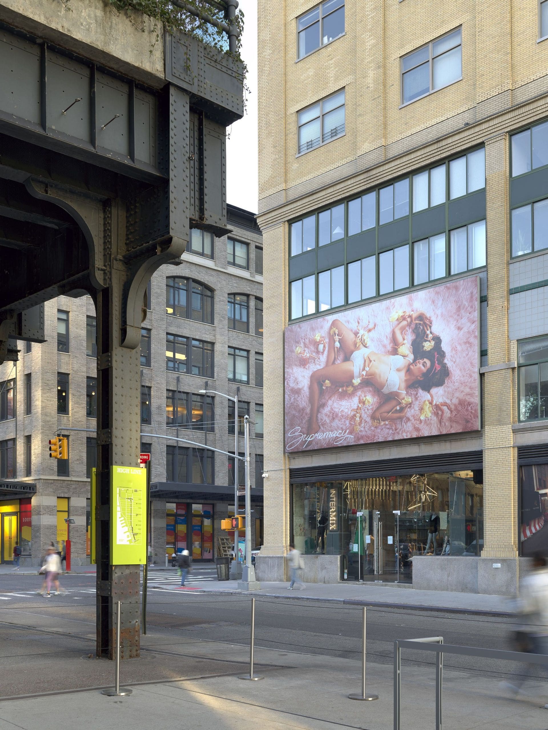 Installation view of Supremacy at the Whitney Museum of American Art, 2023