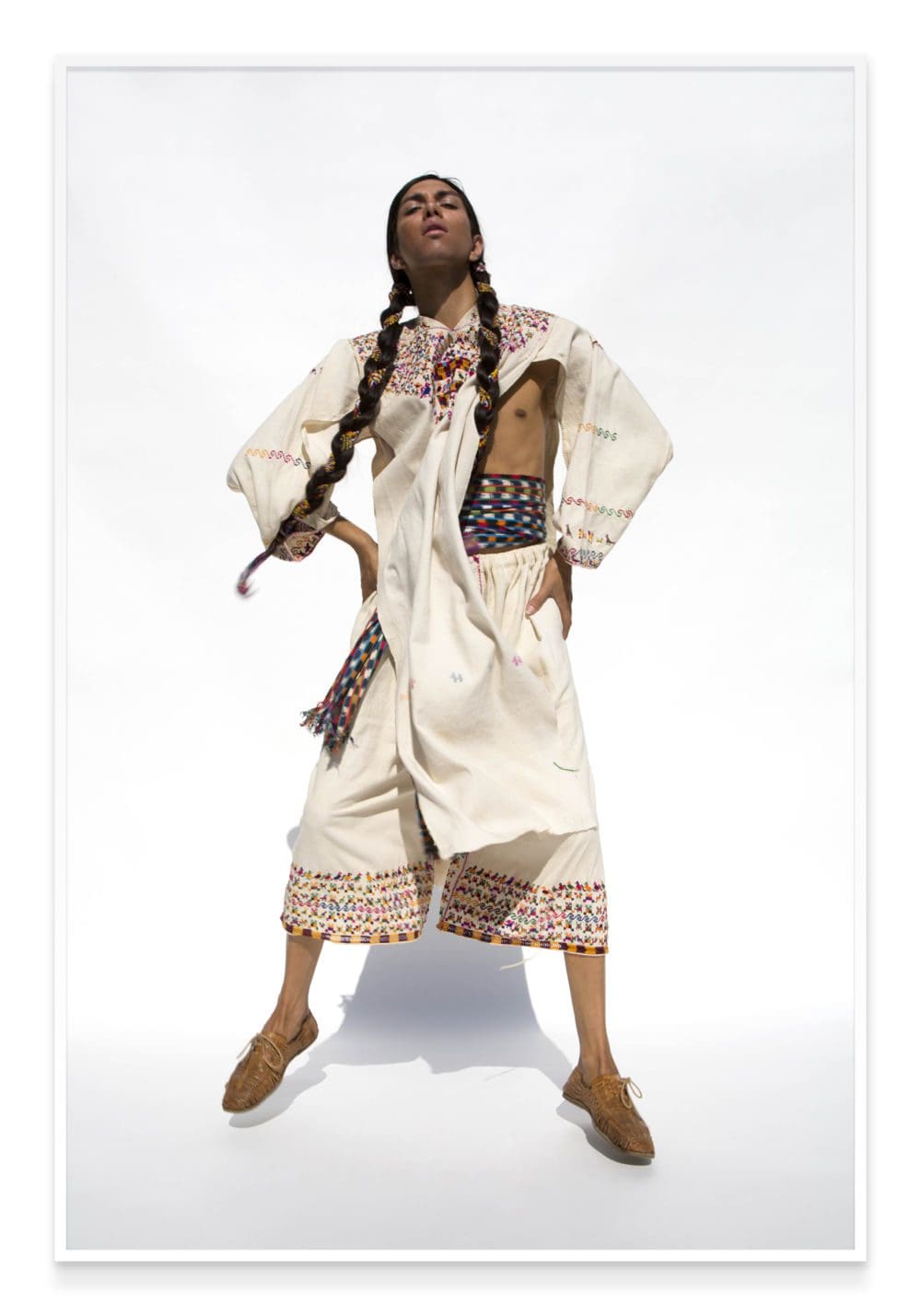 Neo-Indeo, Mam Sets Are The Breast, p32 from Indigenous Woman, 2018 C-print 54 x 36 inches (137.2 x 91.4 cm) Edition of 8