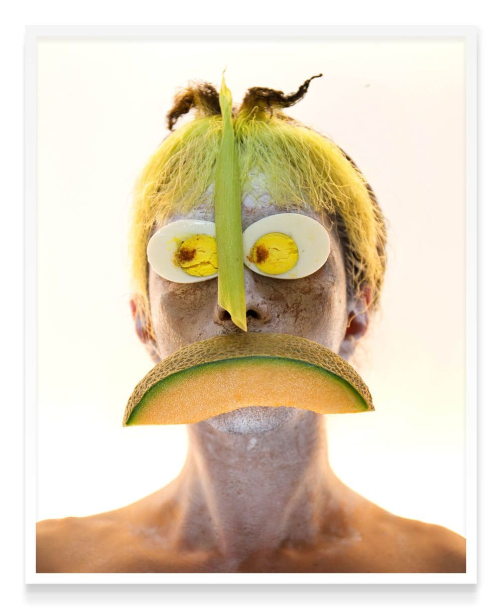 Martine Gutierrez Masking, Egg Mask, p56 from Indigenous Woman, 2018 C-print 20 x 16 inches (50.8 x 40.6 cm) Edition of 8