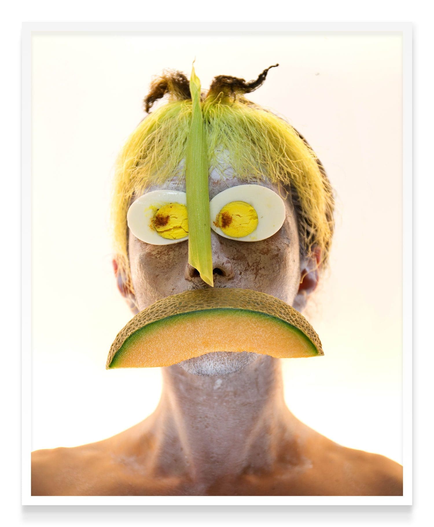 Martine Gutierrez Masking, Egg Mask, p56 from Indigenous Woman, 2018 C-print 20 x 16 inches (50.8 x 40.6 cm) Edition of 8