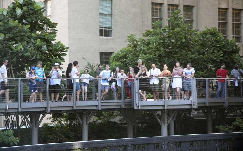 Viewers on the High Line
