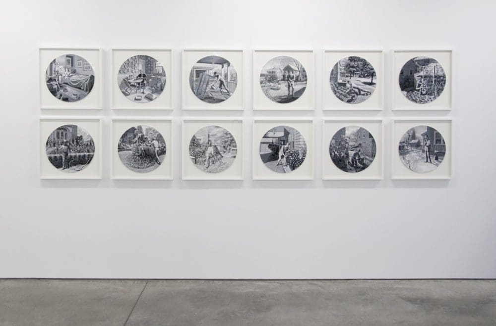 Installation View - Autobiography of a Garden on Twelve Engraved Plates