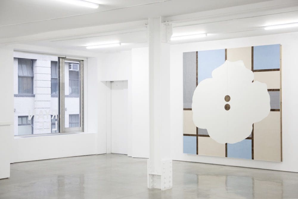 Installation view of Donald Sultan: New Paintings