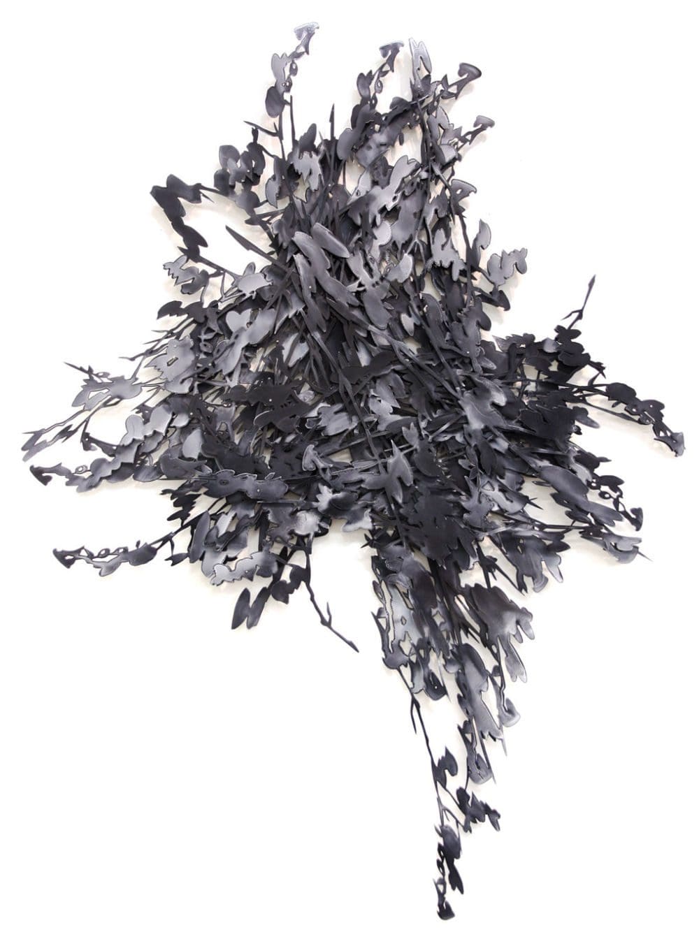 Aftermath, 2017, Oil on aluminum, 52 x 44 x 2 inches, Edition of 2