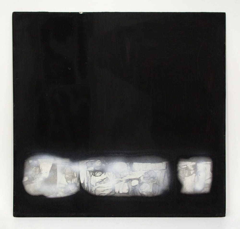 Untitled, c. 1967-74, Oil on masonite, 50 x 48 inches