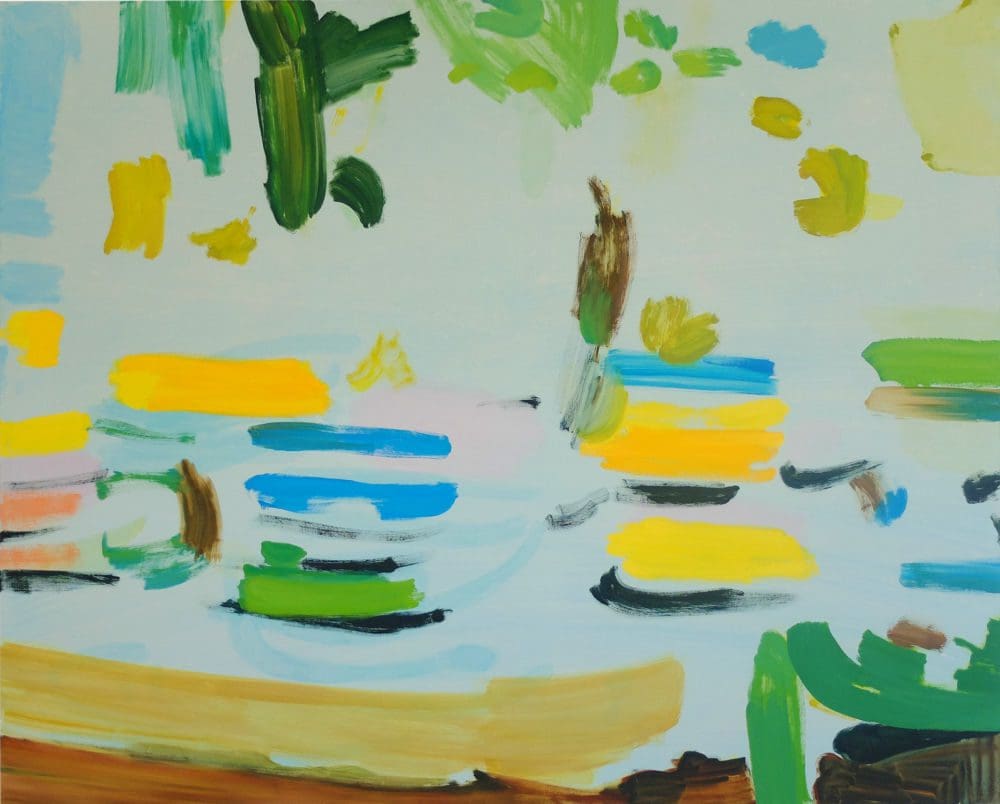 Abstract 411 (Powis terrace), 2016, Oil on canvas, 67 3/4 x 84 3/4 inches (172.1 x 215.3 cm)