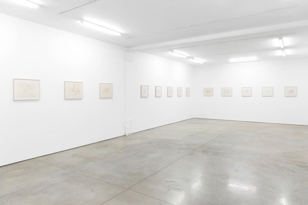 Michael Mazur "Late Work" installed