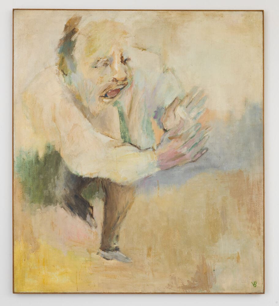 Vivian Browne Wall Street Dancer, 1968 Oil on canvas 54 x 48 inches (133.4 x 123.2 cm)