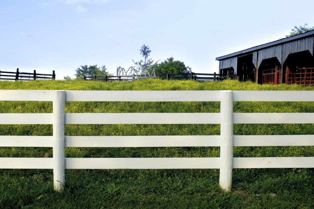 White Fence, Black Barn from the series When the Spirit Moved Them, They Moved