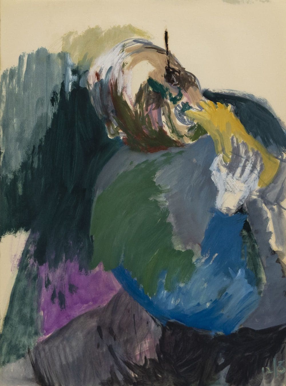 Little Men #40, 1967, Acrylic on paper, 23 3/4 x 17 3/4 inches (60.3 x 45.1 cm)
