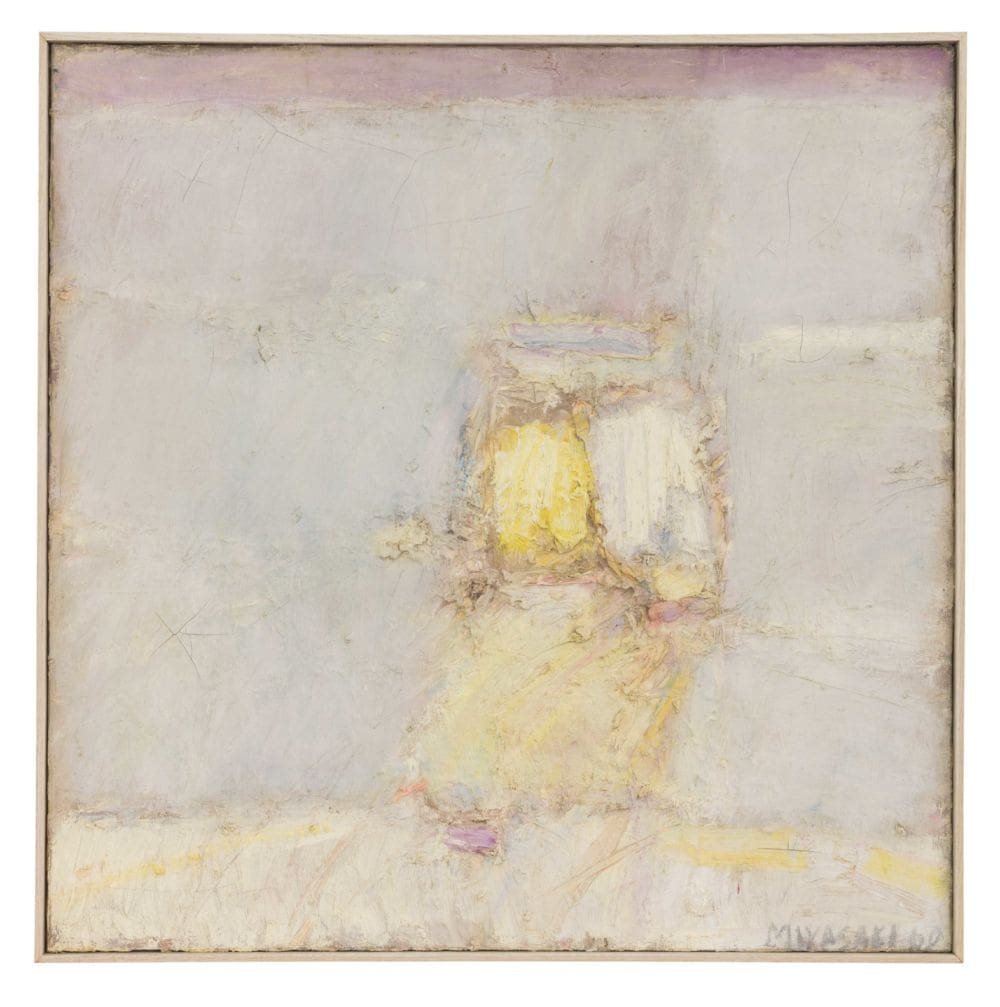 Coastline, 1960, Oil and acrylic on canvas, 24 x 24 inches (62.2 x 62.2 cm)
