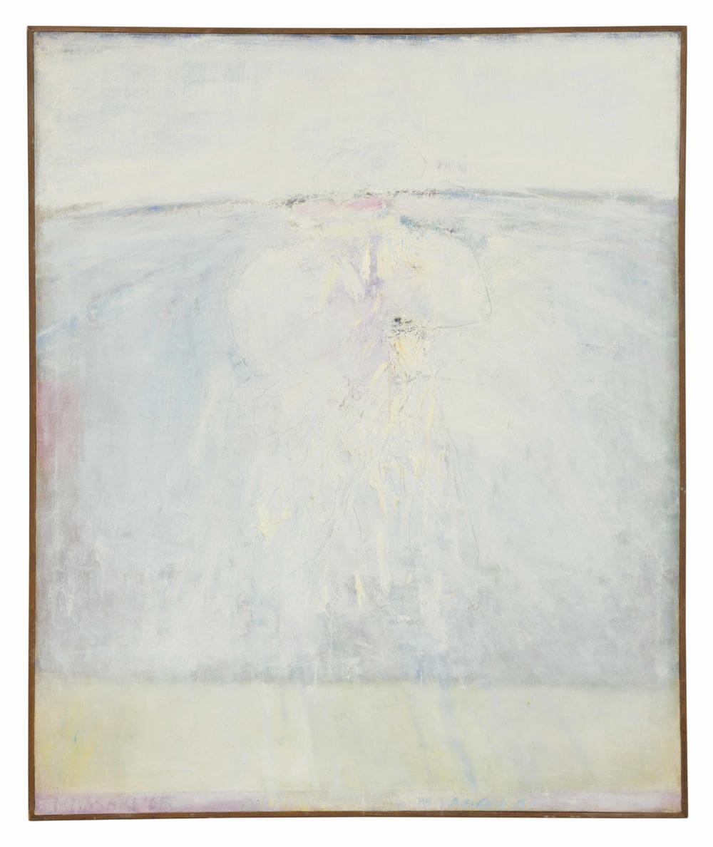 Untitled "The Path", 1961, Oil and acrylic on canvas, 58 x 48 inches (147.3 x 121.9 cm)