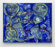 Blue Garden, 1987 Oil on linen 36 3/4 x 45 inches (93.3 x 114.3 cm)