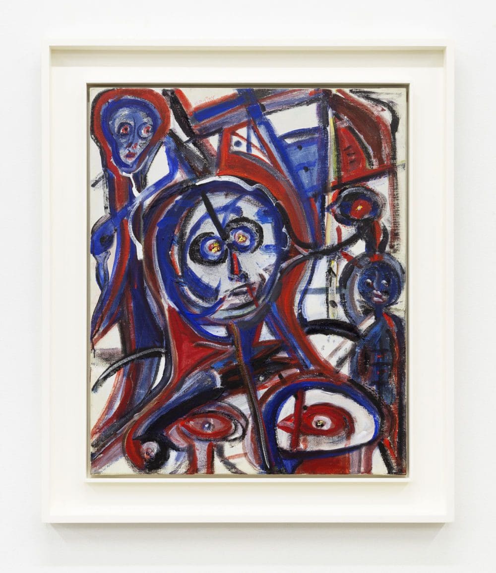 Center One III, 1972 Acrylic on linen 25 1/2 x 21 inches (64.8 x 53.3 cm)