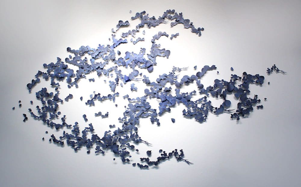Katy Stone Cloud (Genie), 2013 Oil on aluminum 69 x 123 x 2 inches (175.3 x 312.4 x 5.1 cm) AP1, Edition of 2