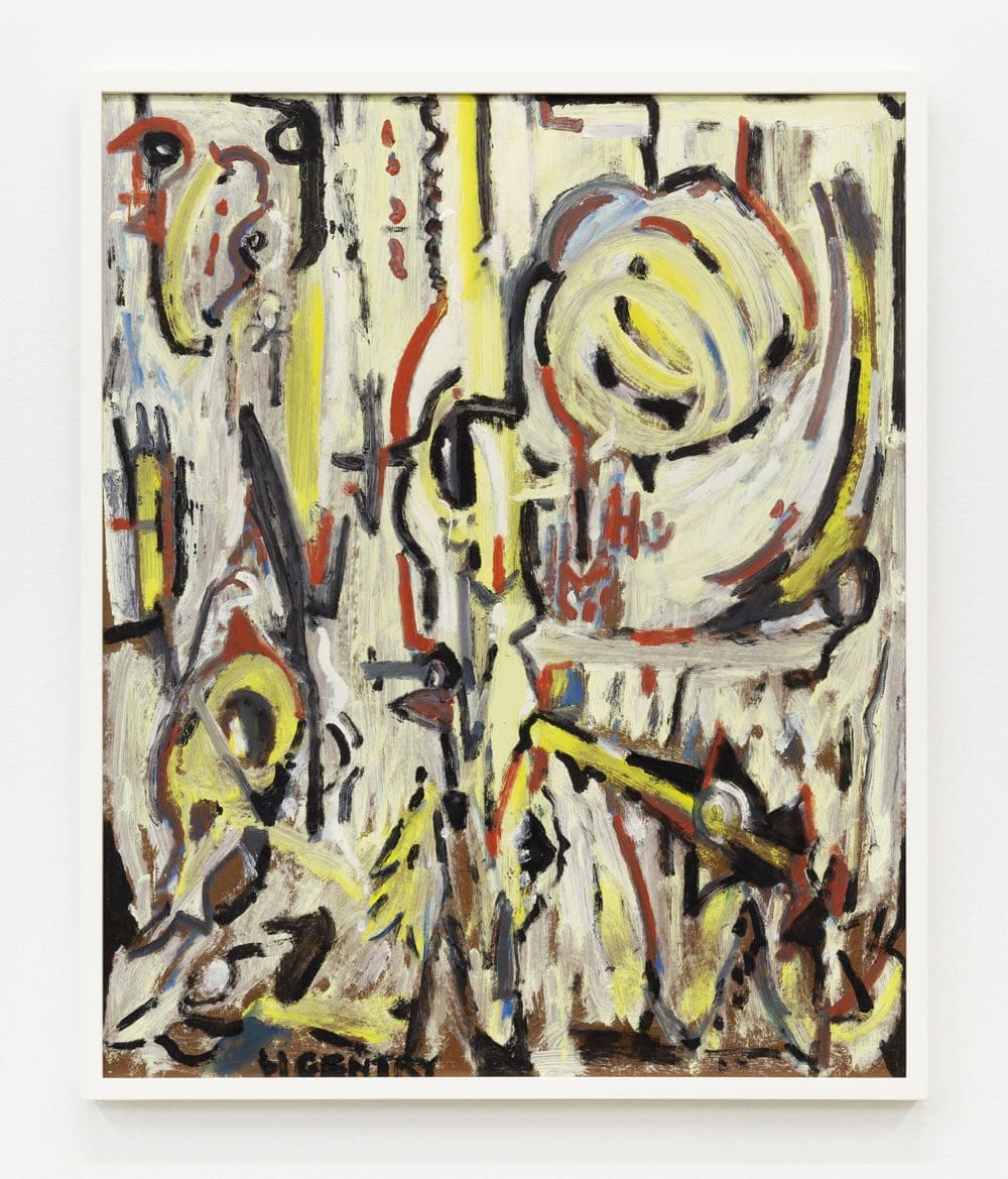 Herbert Gentry, Untitled, 1961 Oil on board 29 1/2 x 24 1/4 inches (74.9 x 61.6 cm)