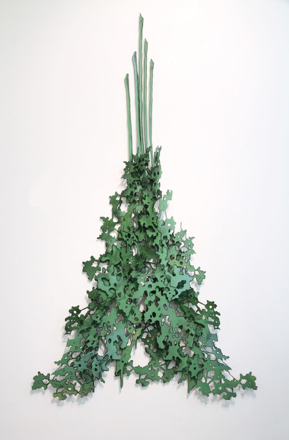 Katy Stone Cathedral 2, 2015 Oil on aluminum 80 x 48 x 3 inches (203.2 x 121.9 x 7.6 cm) Edition of 2