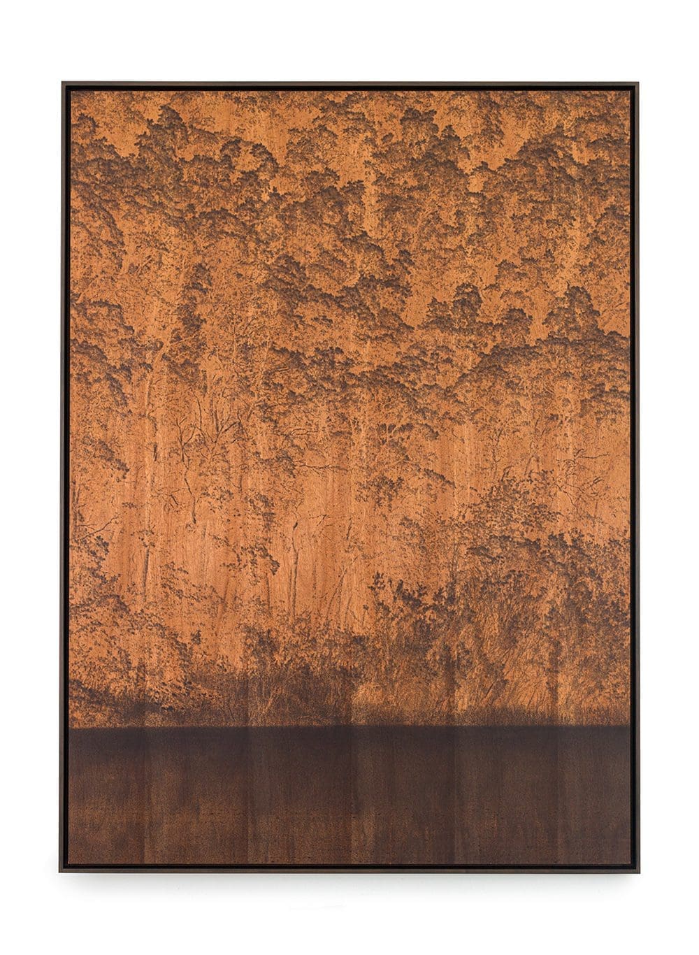 Untitled, 2020 Cured inkjet on wood 63 x 45 1/2 inches (160 x 115.6 cm)