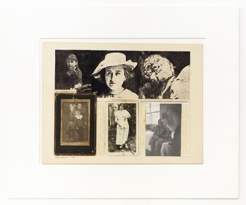 May Stevens Two Women, 1976 Collage with photostat, ink, and photographs 10 1/4 x 13 1/2 inches (26 x 34.3 cm)