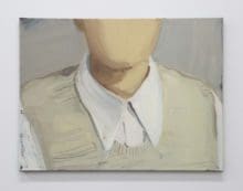 Gideon Rubin White Collar, 2021 Oil on canvas 17 7/8 x 24 inches (45.4 x 61 cm)