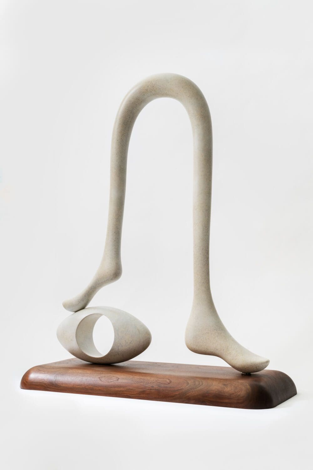 Masako Miki Holographic Entities Reminding of the Universe, 2023 Patinated bronze and claro walnut wood Overall: 45 x 36 x 15 3/4 inches (114.3 x 91.4 x 40 cm) Bronze: 42 x 32 x 5 inches (106.7 x 81.3 x 12.7 cm) Base: 3 x 26 x 15 3/4 inches (7.6 x 66 x 40 cm) Edition of 3