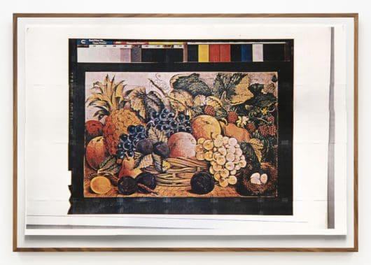 Stephanie Syjuco Fruits of Plenty: Occidental (Warshaw Collection of Business Americana, circa 1900, National Museum of American History, Archives Center, NMAH.AC.0060.S01.01.Warshaw), 2021 Archival pigment inkjet 41 x 60 inches (104.1 x 152.4 cm)