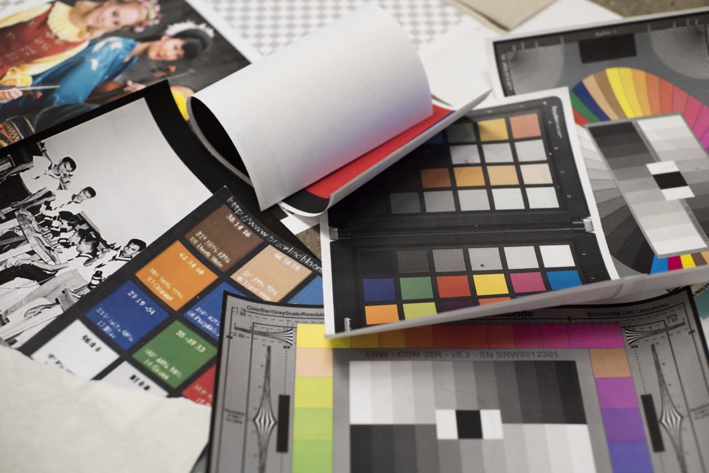 Reference images and prints in Syjuco's Oakland studio, 2021
