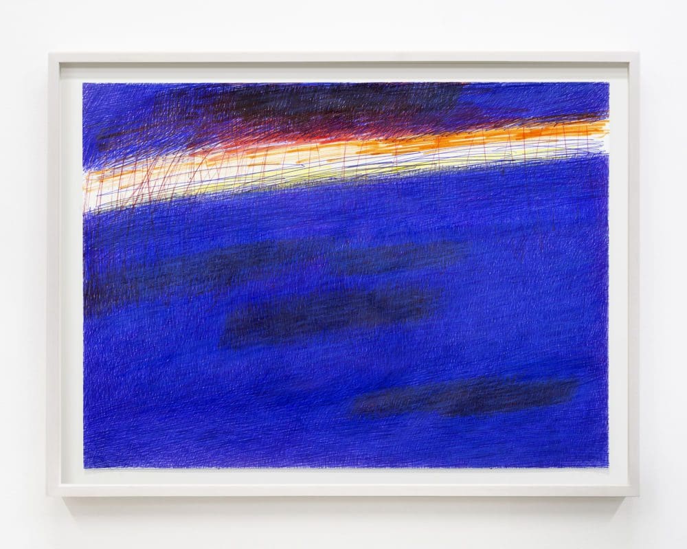 Angiola Gatti Untitled (Senza titolo), 2020 Ballpoint pen and colored pencil on paper 9 1/2 x 13 inches (24.1 x 33 cm)