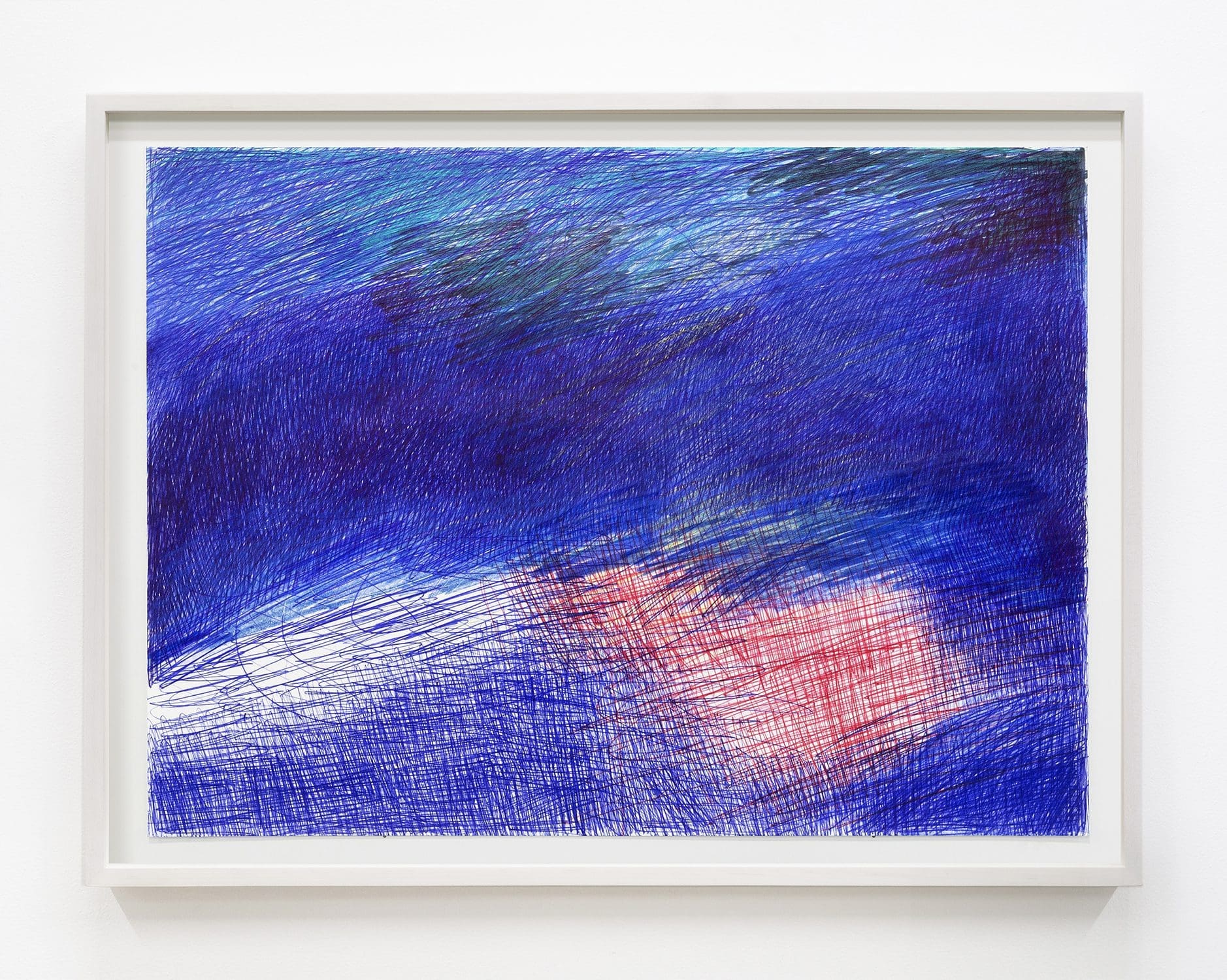 Angiola Gatti Untitled (Senza titolo), 2020 Ballpoint pen and colored pencil on paper 9 1/2 x 13 inches (24.1 x 33 cm)