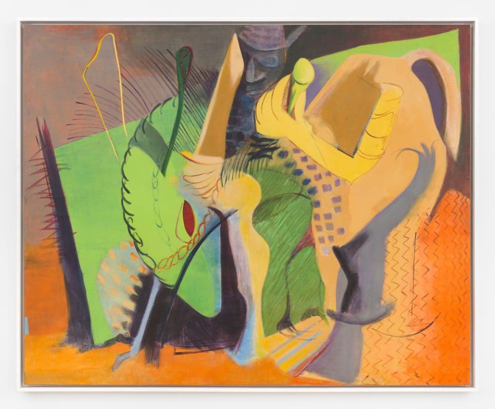Vivian Browne Assistant to the Chief, c. 1973 Acrylic on canvas 52 3/4 x 64 3/4 inches (134 x 164.5 cm)
