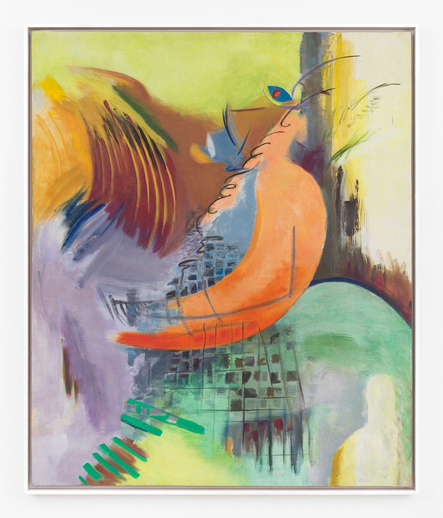 Vivian Browne The Chiefs Attendant, c. 1972 Acrylic on canvas 60 3/4 x 50 3/4 inches (154.3 x 128.9 cm)