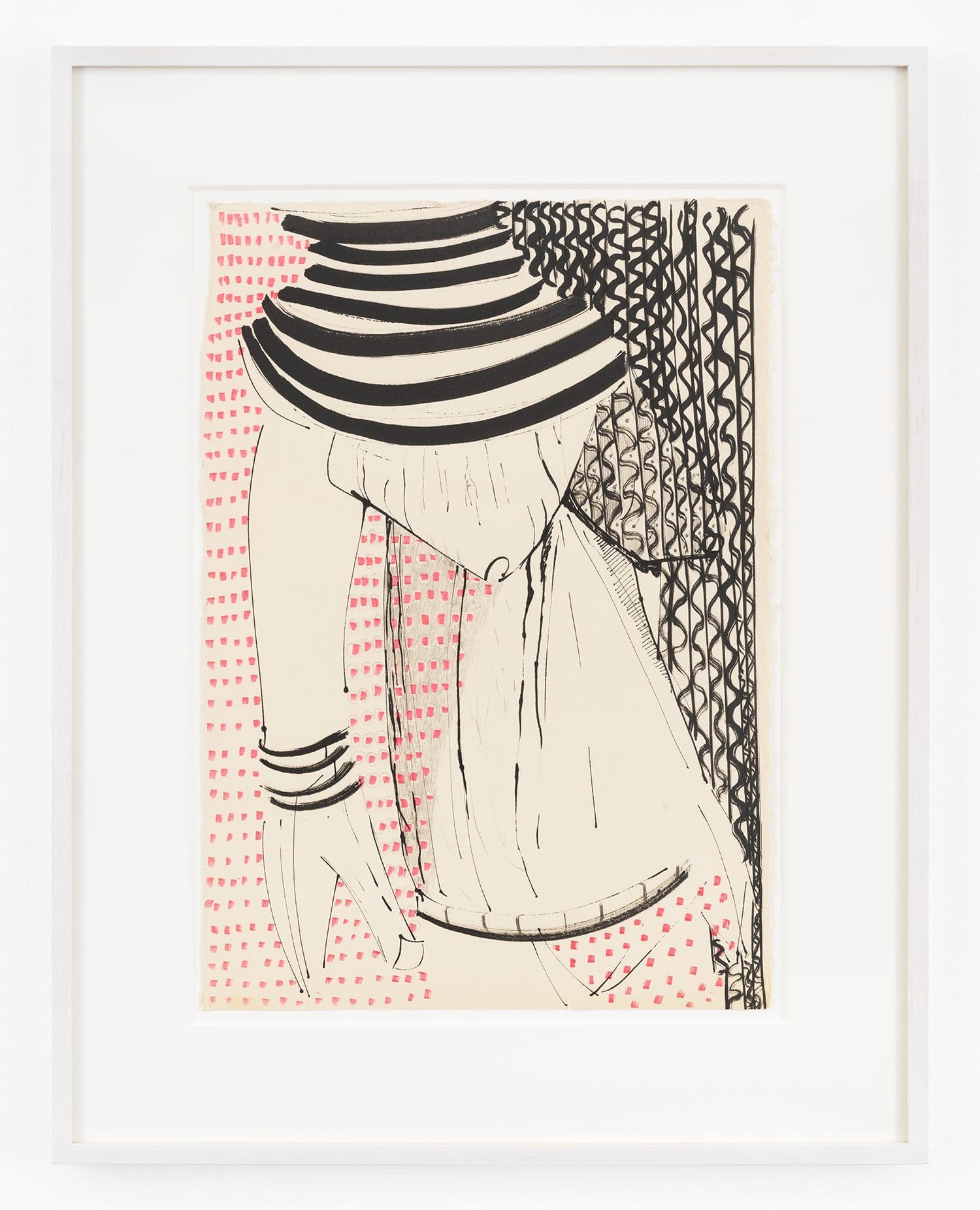 Vivian Browne Tribes Woman, 1971 Watercolor and ink 19 3/4 x 14 inches (50.2 x 35.6 cm)