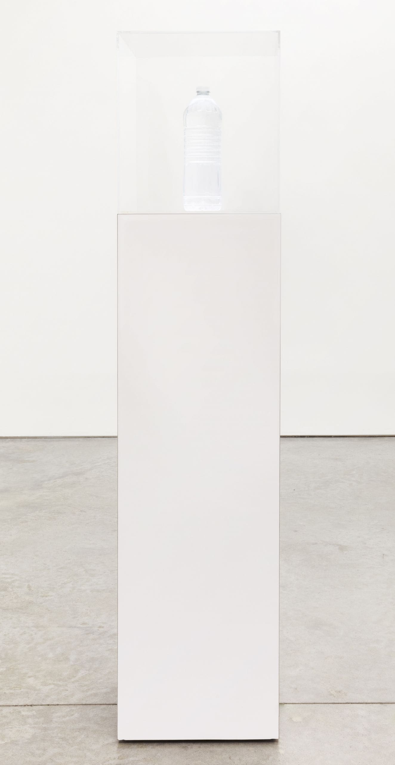 Martine Gutierrez, 061822169WF105, 2022, Bottled spring water on LED plexi, 15 5/8 x 12 x 12 inches (39.7 x 30.5 x 30.5 cm)