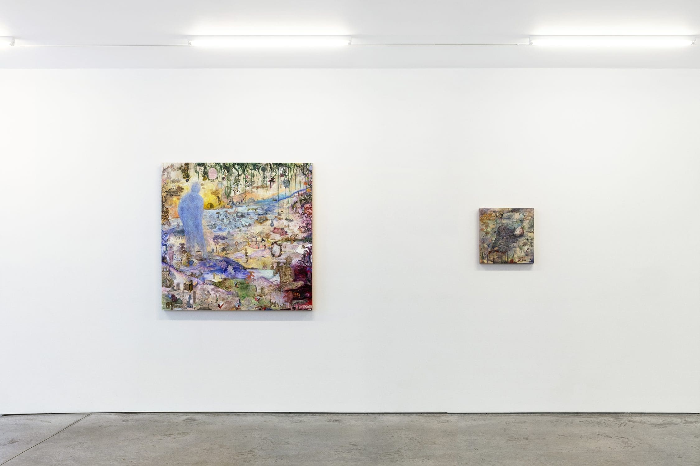 Josh Dorman: Idyll~Idol installed at RYAN LEE, 2023