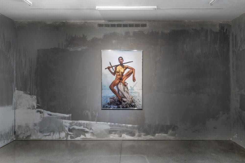 Martine Gutierrez, ANTI-ICON APOKALYPSIS installed at RYAN LEE, 2023.