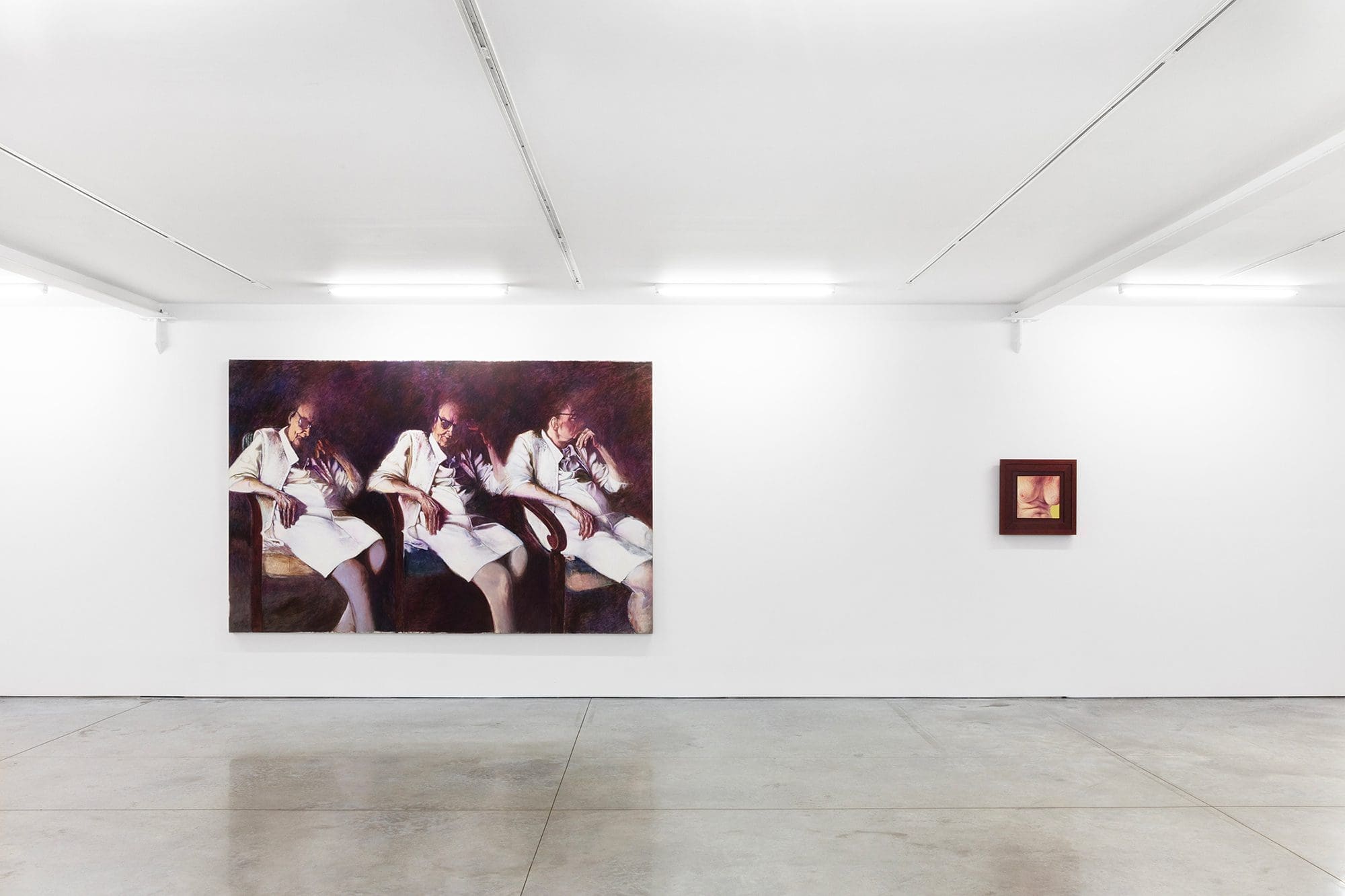 Can You See Me Now? Painting the Aging Body, installed at RYAN LEE, 2023