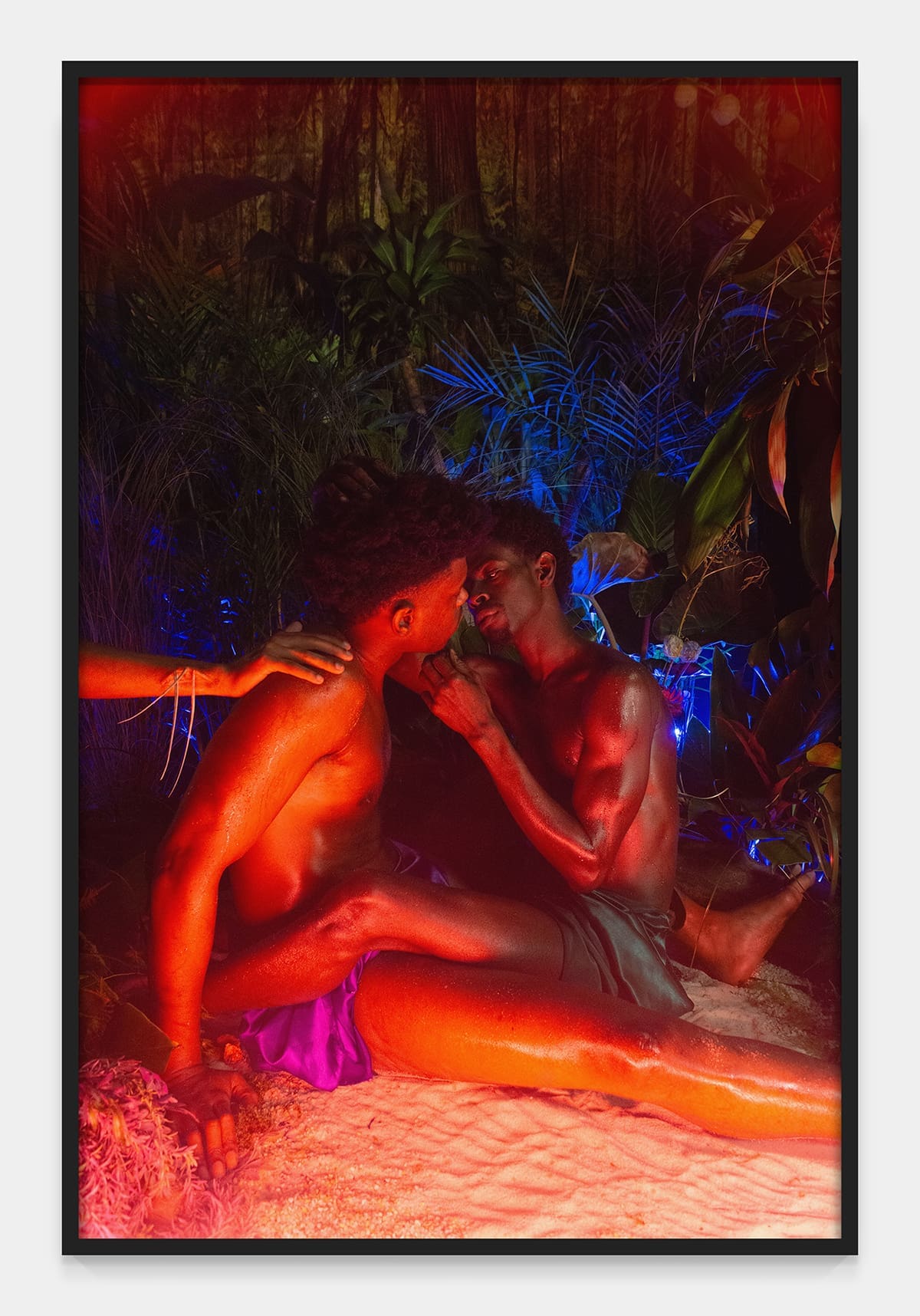 Christopher Udemezue a tenderness when I was low and a touch on the side of my waist on days like today. a voice? something brought us to this space, 2023 C print 45 x 30 inches (114.3 x 76.2 cm) Edition of 2