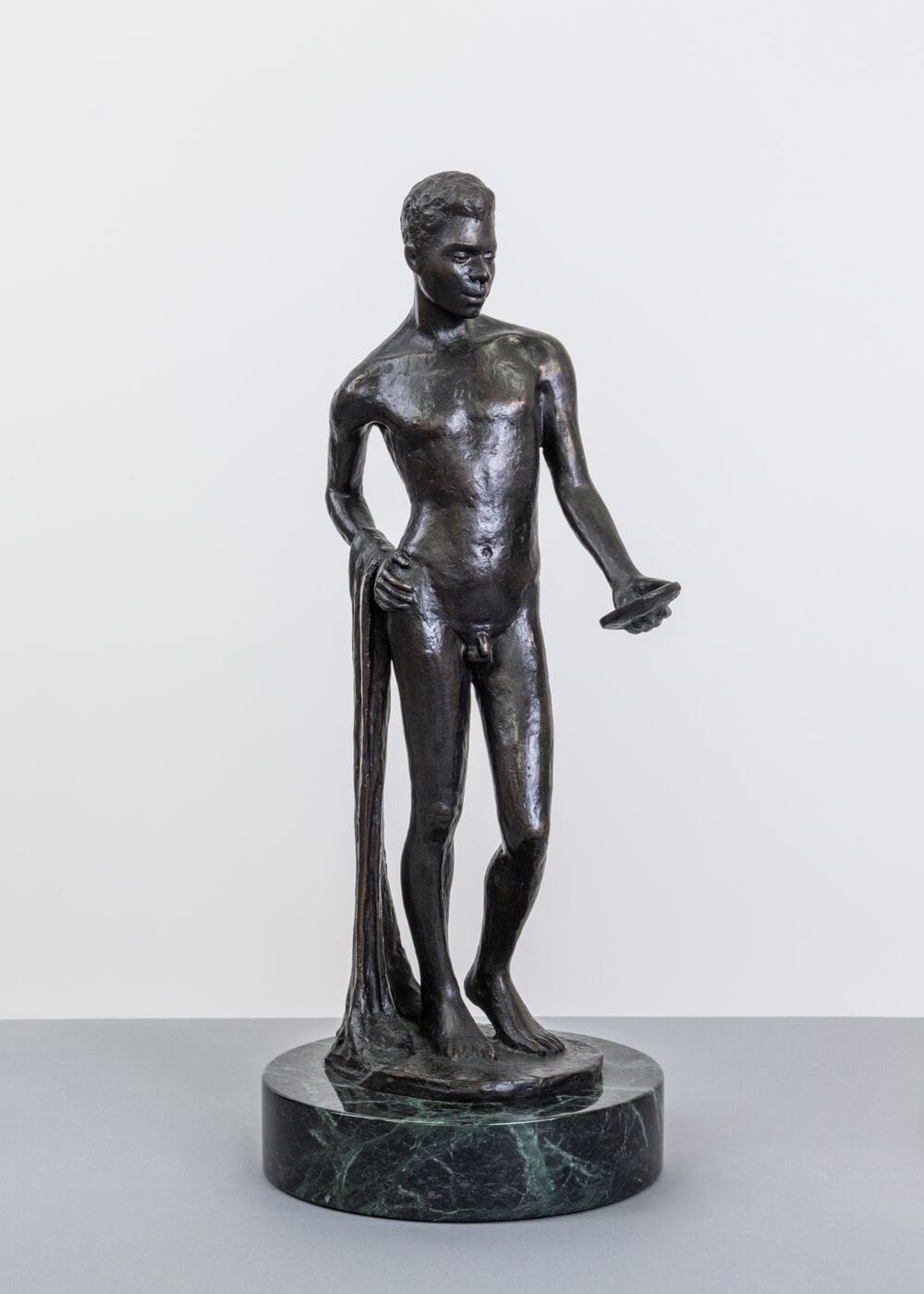 Richmond Barthé Black Narcissus, 1929* Bronze 19 x 8 x 5 inches (48.3 x 20.3 x 12.7 cm) Incised BARTHE 1986 AP * later lifetime cast, 1986 Provenance: Estate of Dr. Samella Lewis