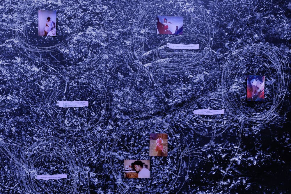 Richmond Barthé & Christopher Udemezue: in this moisture between us where the guinep peels lay, installed at RYAN LEE, 2024