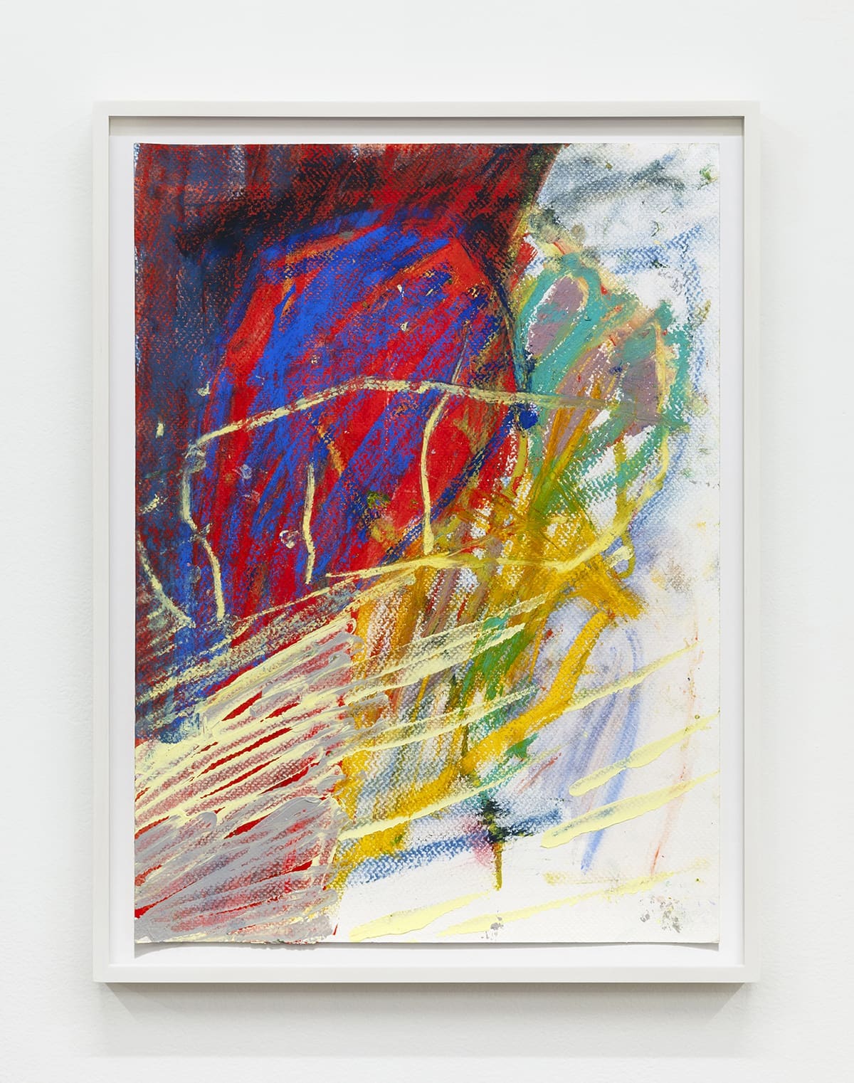 Ina Gerken New York Drawing V, 2023 Acrylic, pastel, oil pastel on paper Image Dimensions: 15 x 11 inches (38.1 x 27.9 cm) Framed Dimensions: 17 3/8 x 13 3/8 inches (44.1 x 34 cm)