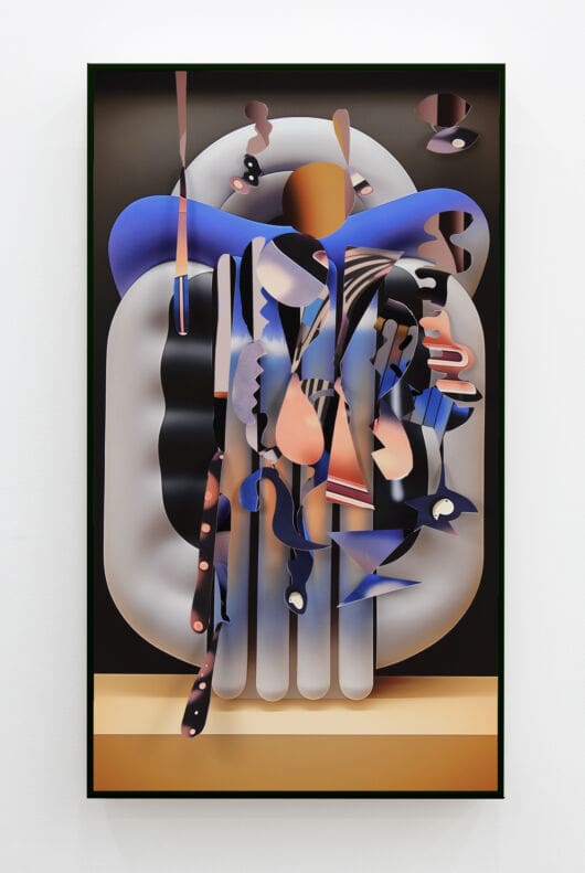 Brian Bress Toaster Buddha, 2024 High definition single-channel video (color), high definition monitor and player, wall mount, framed 40 3/4 x 23 1/8 x 3 1/2 inches (103.5 x 58.7 x 8.9 cm) RT 00:34:14 Edition 1 of 1, plus 1AP