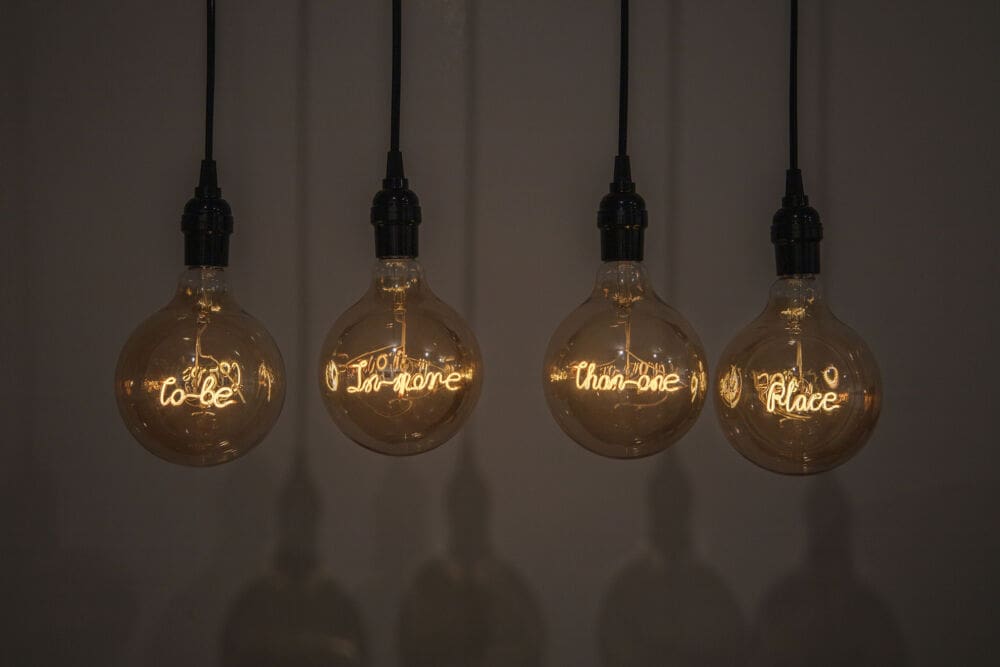 Gabriel Lester I wish I had The Time, 2024 Filament bulb Dimensions variable Edition 1 of 3, plus 1AP