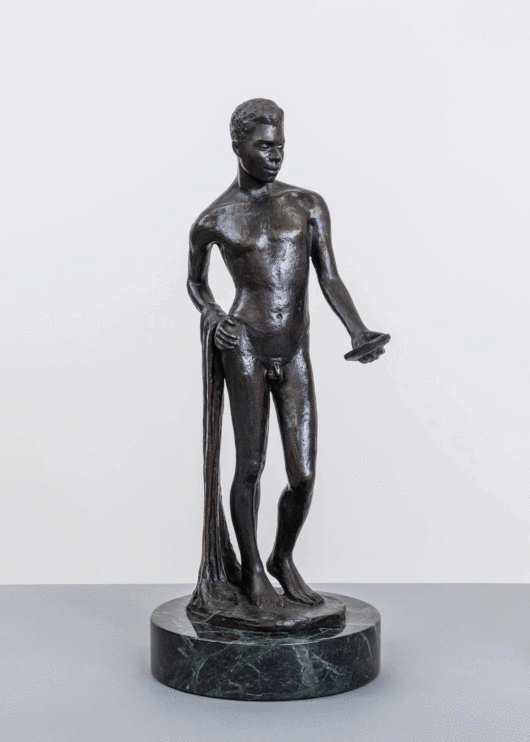 Black Narcissus, 1929 Bronze 19 x 8 x 5 inches (48.3 x 20.3 x 12.7 cm) Incised BARTHE 1986 © AP Provenance: Estate of Dr. Samella Lewis