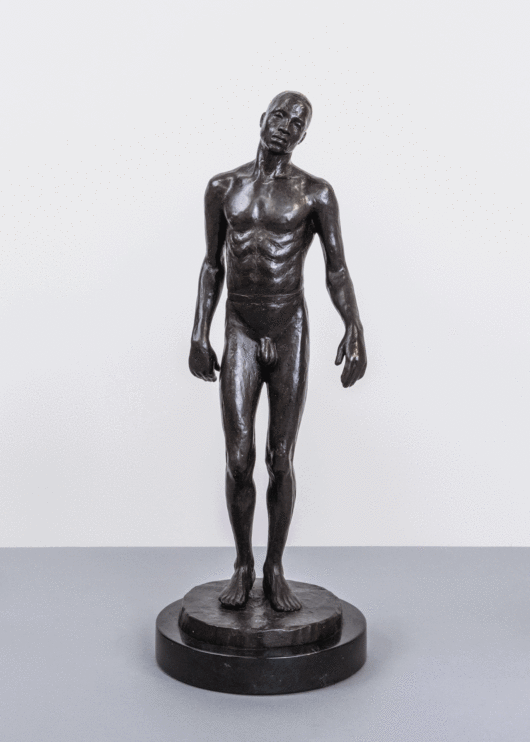 Richmond Barthé African Boy Dancing, 1937 Bronze 17 1/2 x 7 1/4 x 6 3/4 inches (44.5 x 18.4 x 17.1 cm) Incised BARTHE © AP Provenance: Estate of Dr. Samella Lewis