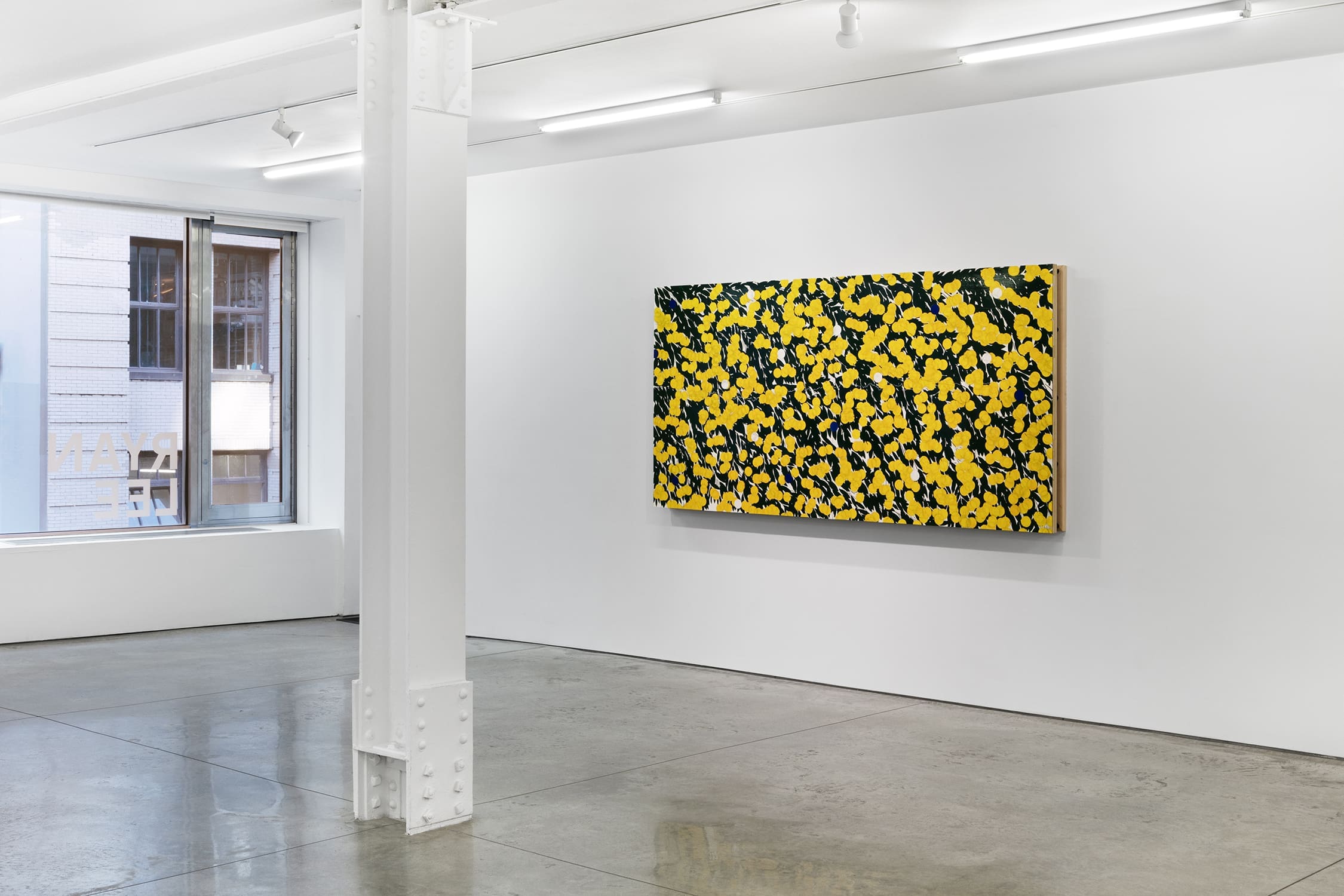 Donald Sultan: Love Letters, installed at RYAN LEE Gallery, 2024