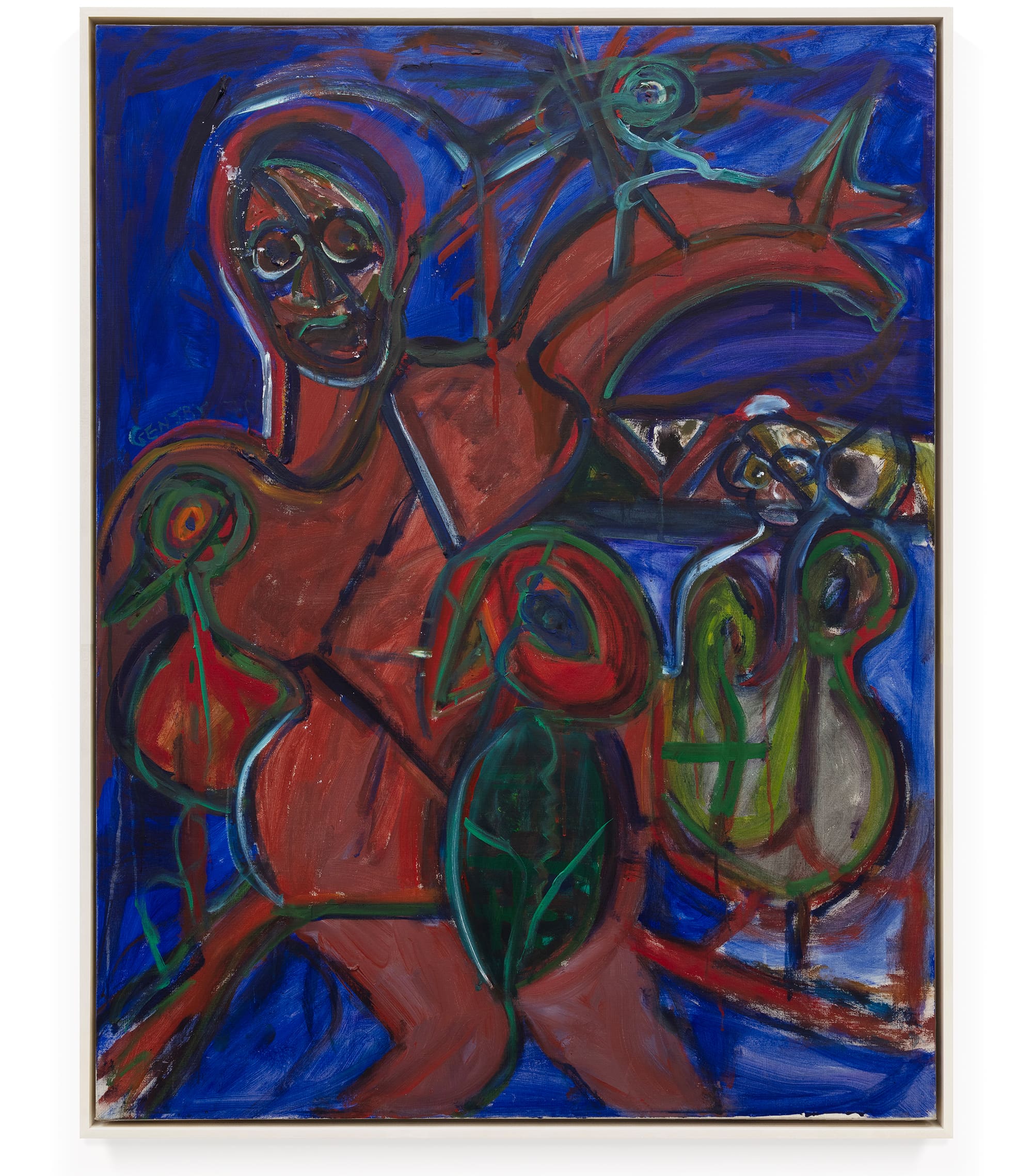 Herbert Gentry Autour De Moi II, 1971 Oil on canvas 51 1/4 x 39 1/4 inches (130.2 x 99.7 cm)