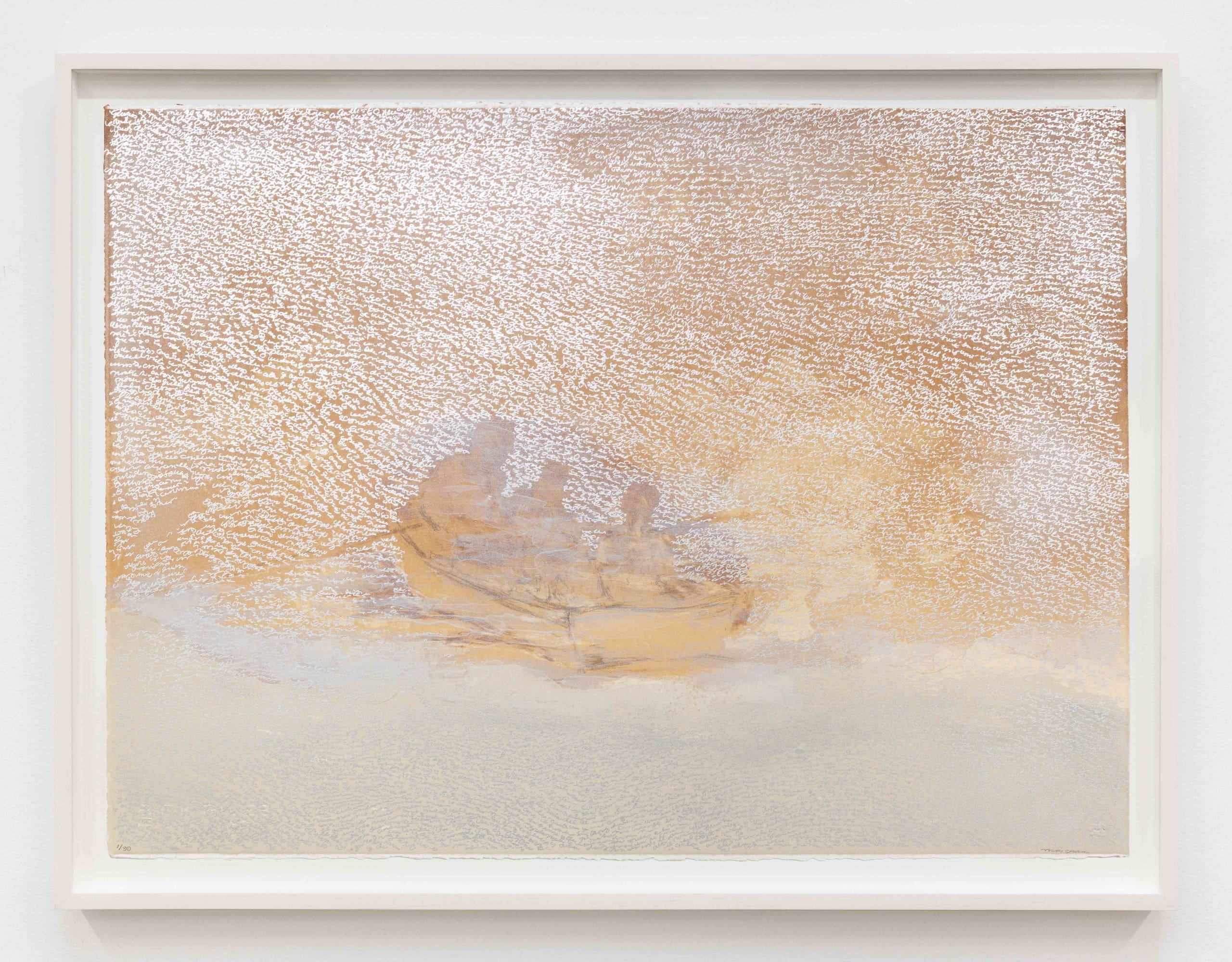 May Stevens Pearl, 1998 Lithograph Image Dimensions: 22 x 30 inches Edition 1 of 30